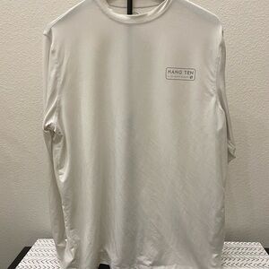Men’s Hang Ten Size Medium White Long Sleeve Beach shirt.